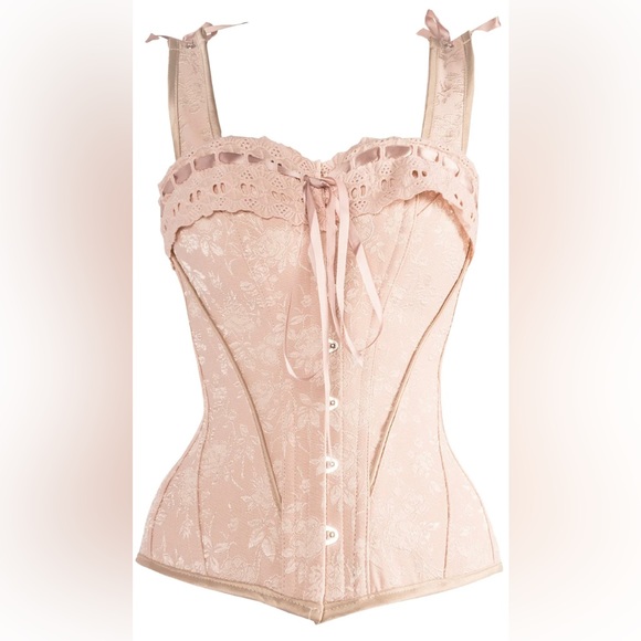 Corset story LUXURIOUS VICTORIAN INSPIRED OVERBUST ANGLED PANELS - Picture 2 of 3